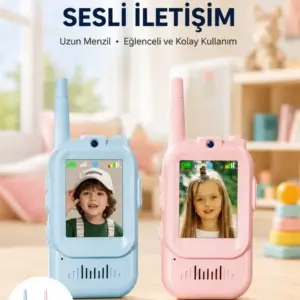Uzun Menzilli Video Walkie Talkie Eğitici ve Eğlenceli Oyuncak