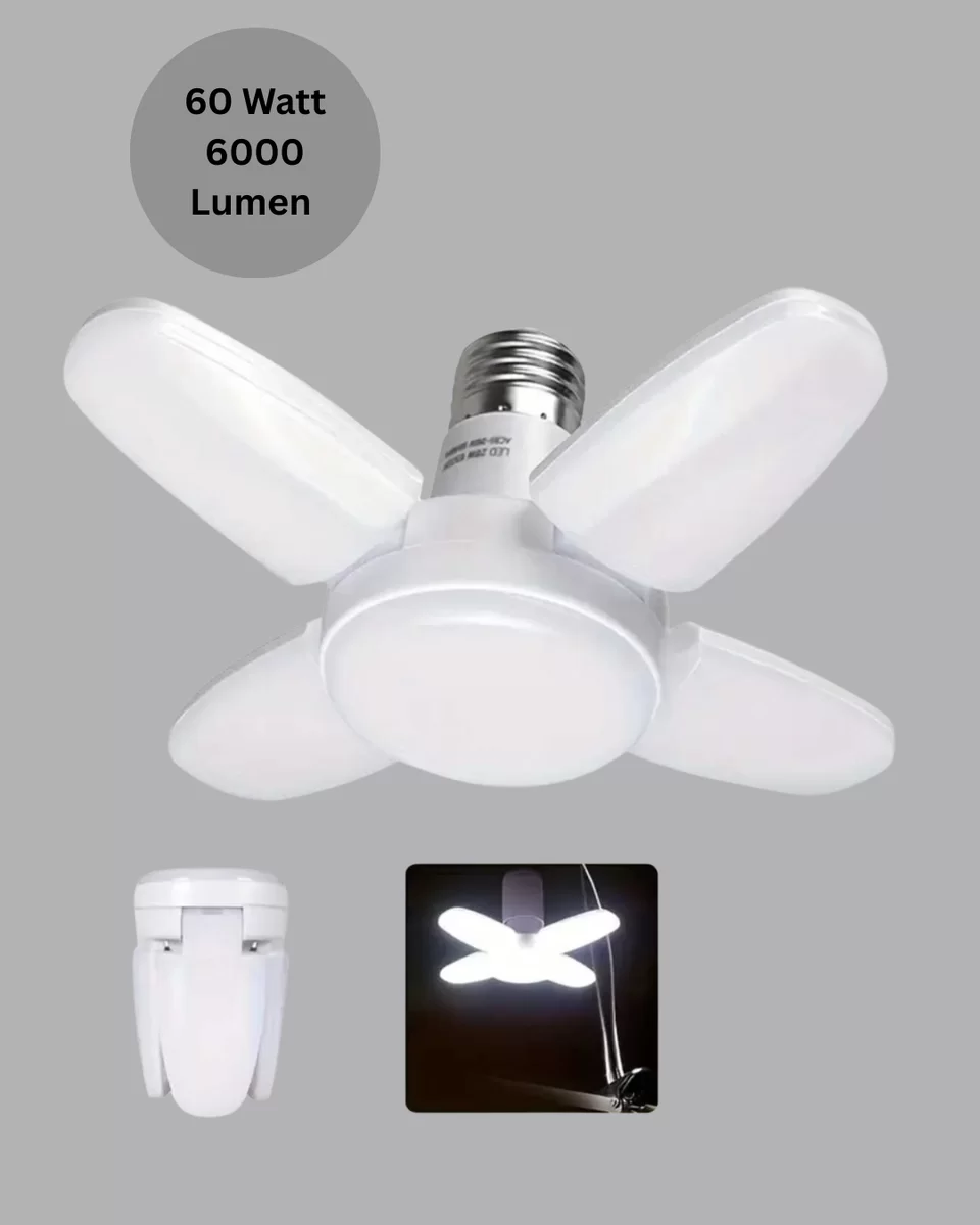 Enerji Tasarruflu LED Ampül 60 Watt 4 Kollu Beyaz Işık Yeni Nesil 3 Enerji Tasarruflu LED Ampül 60 Watt 4 Kollu Beyaz Işık Yeni Nesil - Görsel 3