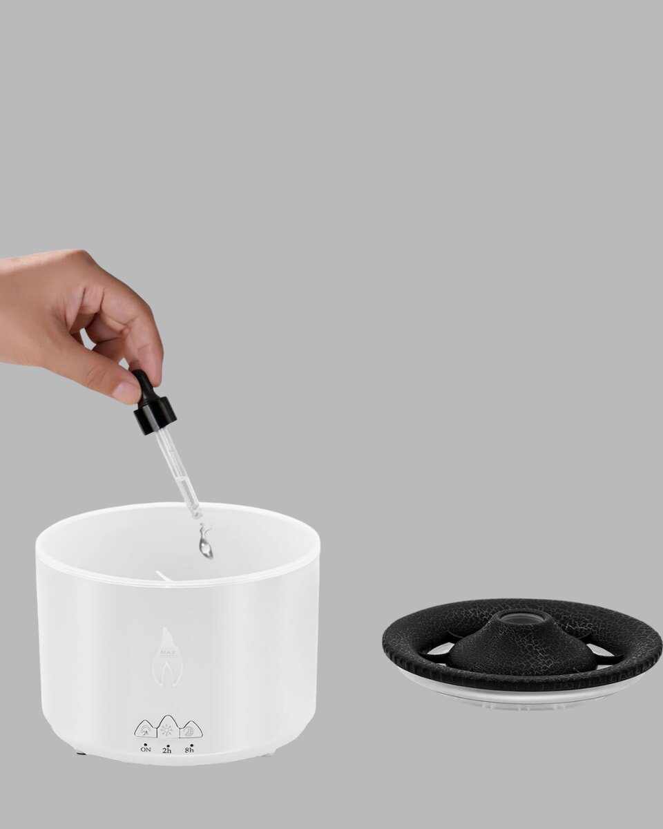 3D Alev Işıklı Aromaterapi Makinesi – 360 ml Su Kapasiteli Sessiz Difüzör 2 3D Alev Işıklı Aromaterapi Makinesi – 360 ml Su Kapasiteli Sessiz Difüzör - Görsel 2