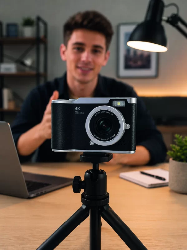 48 MP Dijital Kamera 4K Video Çekim Özellikli Kompakt Tasarım 3 48 MP Dijital Kamera 4K Video Çekim Özellikli Kompakt Tasarım - Görsel 3