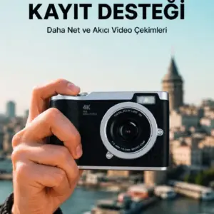 48 MP Dijital Kamera 4K Video Çekim Özellikli Kompakt Tasarım