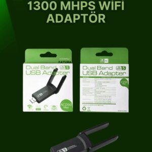 USB 3.0 Wireless Adaptör – 2.4GHz & 5GHz Destekli