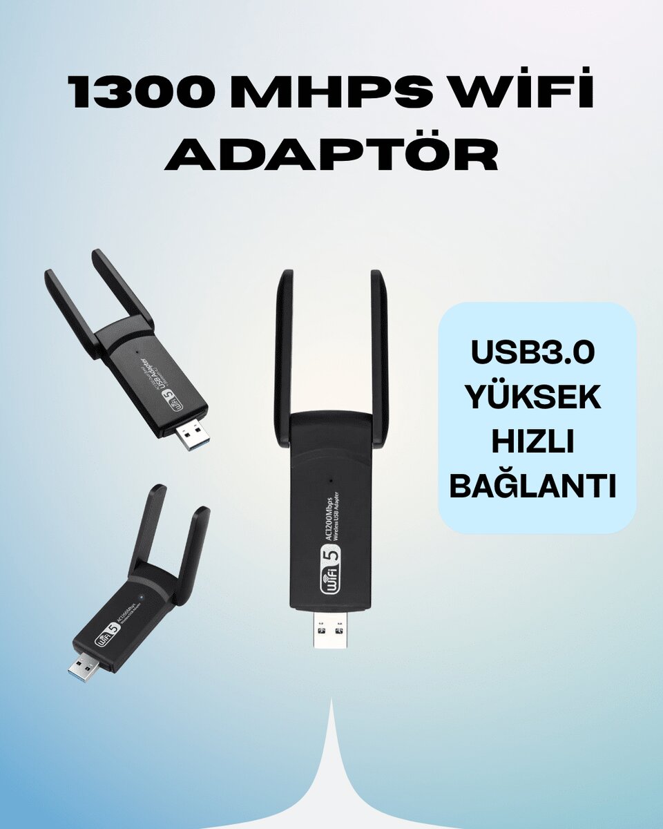 AC1200 USB WiFi Adaptör 1 AC1200 USB WiFi Adaptör