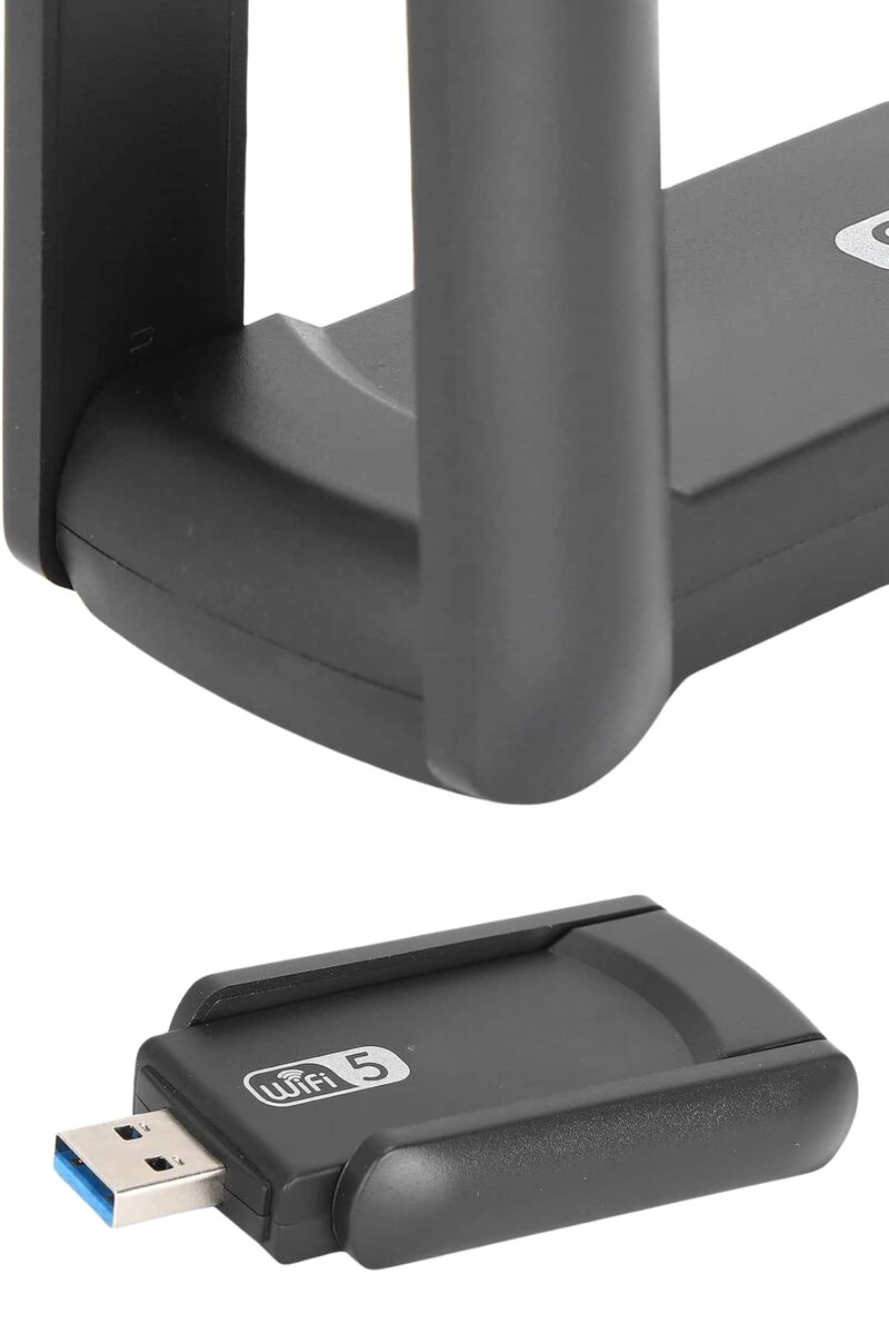 Mbps Wifi Alıcı Kablosuz Wifi Adaptörü Çift Band Çift Antenli 3 Mbps Wifi Alıcı Kablosuz Wifi Adaptörü Çift Band Çift Antenli - Görsel 3