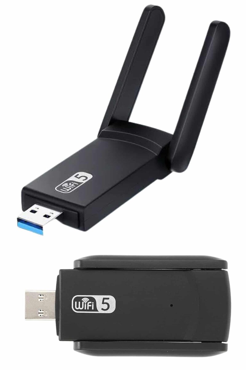 Mbps Wifi Alıcı Kablosuz Wifi Adaptörü Çift Band Çift Antenli 4 Mbps Wifi Alıcı Kablosuz Wifi Adaptörü Çift Band Çift Antenli - Görsel 4
