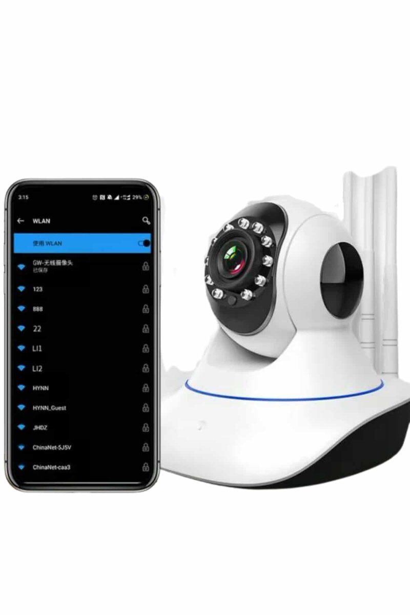 Akıllı Gece Görüşlü Sensörlü Wifi Kamera Telefondan Takip Edilebilir 3 Akıllı Gece Görüşlü Sensörlü Wifi Kamera Telefondan Takip Edilebilir - Görsel 3