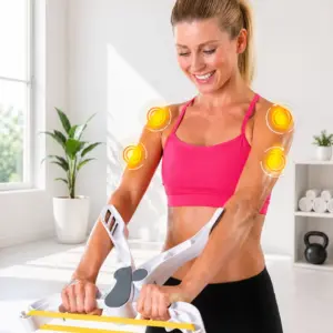 Taşınabilir Direnç Bantlı Ev Fitness Kol Güçlendirme Aleti