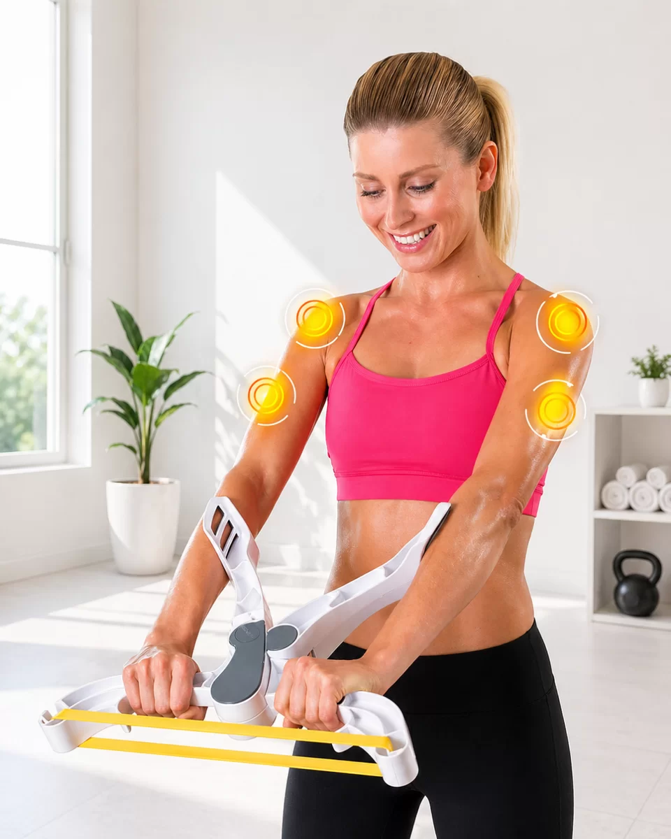 Taşınabilir Direnç Bantlı Ev Fitness Kol Güçlendirme Aleti 1 Taşınabilir Direnç Bantlı Ev Fitness Kol Güçlendirme Aleti