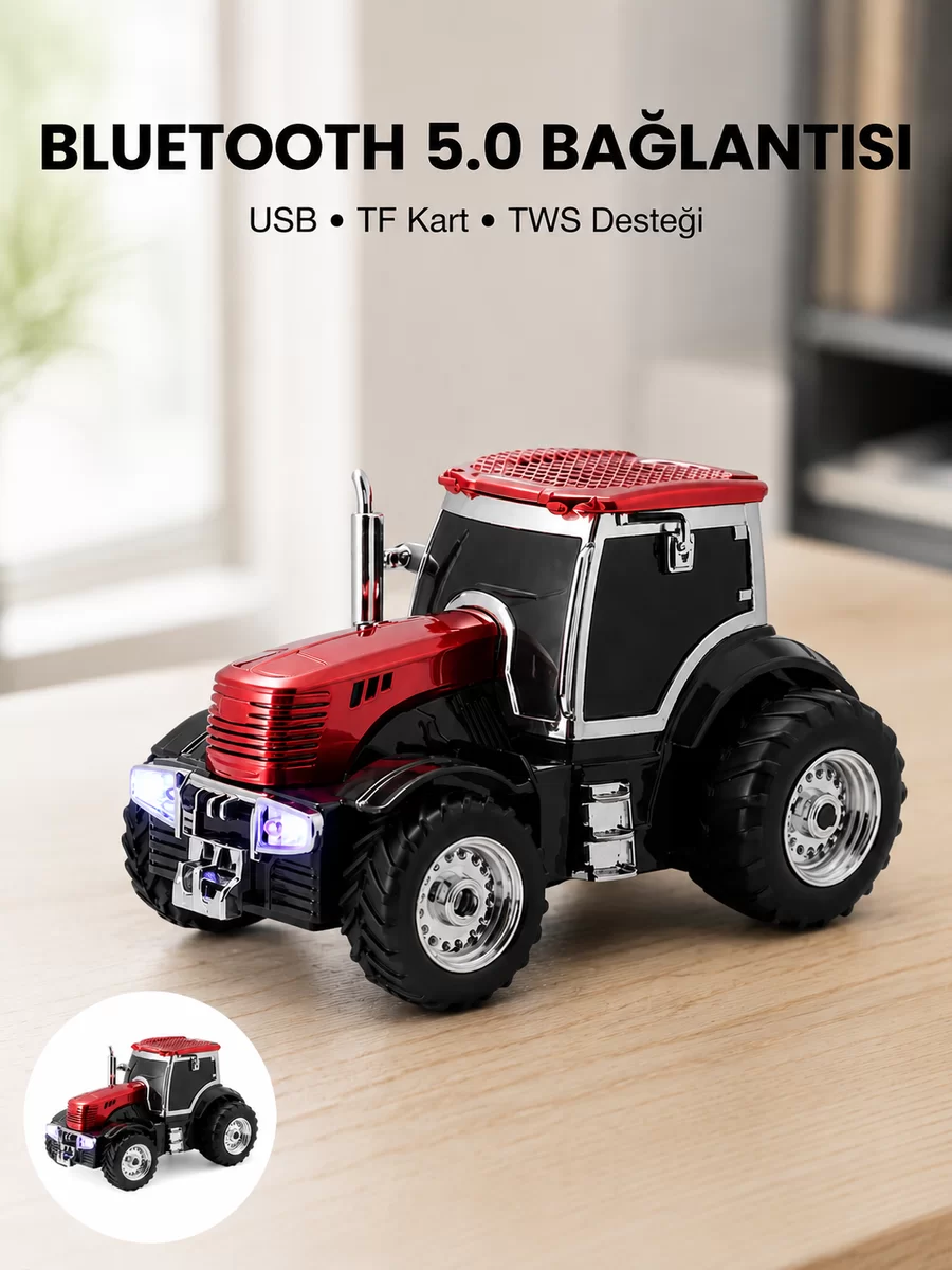 LED Işıklı Kablosuz Bluetooth Hoparlör Güçlü Ses Çıkışı 1 LED Işıklı Kablosuz Bluetooth Hoparlör Güçlü Ses Çıkışı