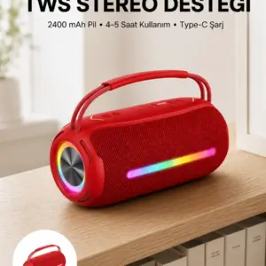 Bluetooth Kablosuz Hoparlör – Taşınabilir Güçlü Ses