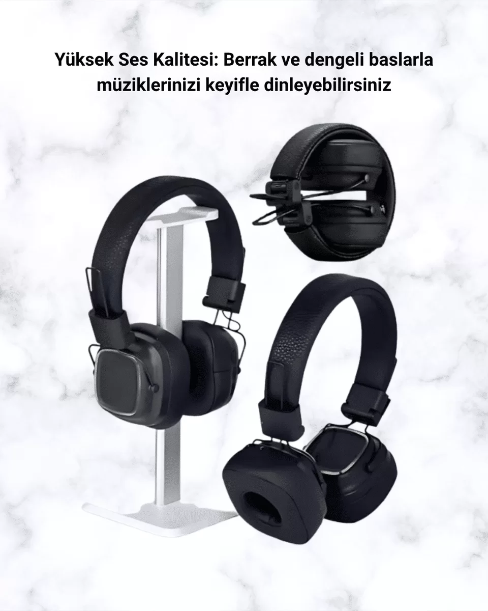 Bluetooth 5.3 Rainbow Işıklı Kulak Üstü Kablosuz Kulaklık Yeni Nesil 4 Bluetooth 5.3 Rainbow Işıklı Kulak Üstü Kablosuz Kulaklık Yeni Nesil - Görsel 4