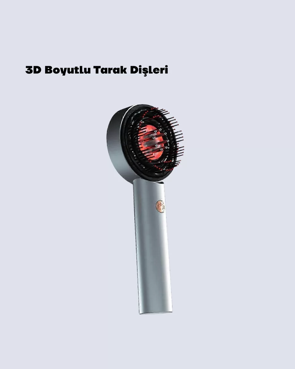 Saç Büyüme Destekleyici Elektrikli Masaj Tarak Yağ Aplikatörlü Yeni Nesil 4 Saç Büyüme Destekleyici Elektrikli Masaj Tarak Yağ Aplikatörlü Yeni Nesil - Görsel 4