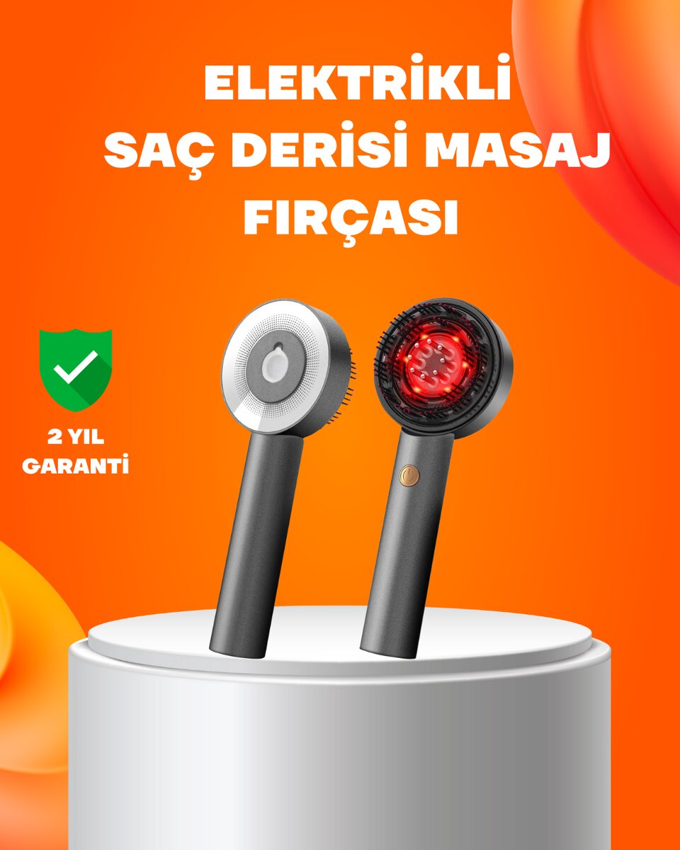 Kırmızı Işık Terapi Saç Derisi Masaj Tarağı 3 Modlu Yağ Hazneli 1 Kırmızı Işık Terapi Saç Derisi Masaj Tarağı 3 Modlu Yağ Hazneli