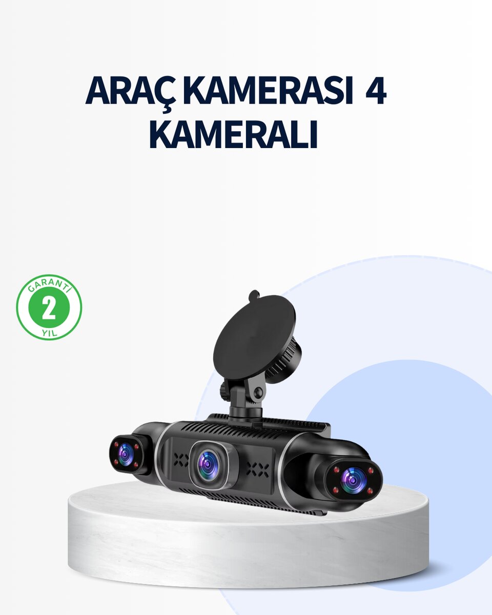 4 Kameralı Araç İçi Kamera 1080P GPS Takip WiFi Gece Görüşlü 1 4 Kameralı Araç İçi Kamera 1080P GPS Takip WiFi Gece Görüşlü
