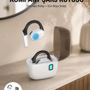 Bluetooth 5.0 Kulak İçi Kulaklık – Güçlü Bas Uzun Pil Ömrü Şarj Kutulu Tasarım Yeni Nesil