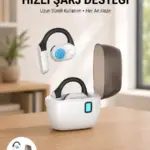 TWS Bluetooth Kulaklık – Otomatik Şarj Taşınabilir Şarj Kutusu Yeni Nesil