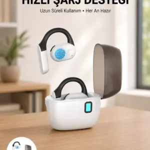 TWS Bluetooth Kulaklık – Otomatik Şarj Taşınabilir Şarj Kutusu Yeni Nesil