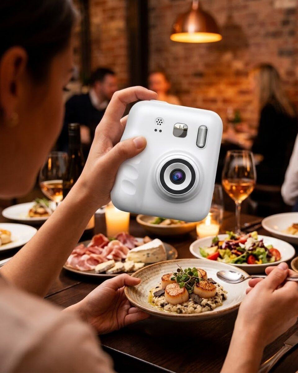 Mini Çocuk Fotoğraf Makinesi Baskı Özellikli Video Çekim 4 Kağıt Rulo Hediyeli 1 Mini Çocuk Fotoğraf Makinesi Baskı Özellikli Video Çekim 4 Kağıt Rulo Hediyeli