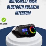 Kablosuz Bluetooth İnterkom IP65 Suya Dayanıklı 40mm HD Ses ve 40 Saat Pil