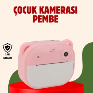 Haydiburaya 44 Çocuklar İçin Şipşak Yazıcı Kamera 24MP HD Çift Lensli Termal Baskılı