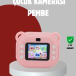 Anında Baskı Özellikli Çocuk Kamerası – 24MP HD Çift Lens, 32GB Hafıza ve Oyun Modu