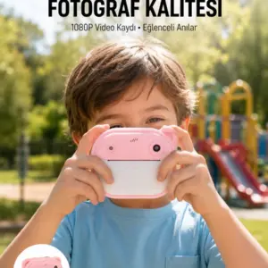 Anında Baskı Özellikli Şipşak Kamera 24MP HD Çift Lensli ve 32GB Hafızalı