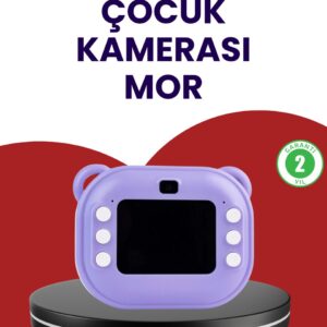 Haydiburaya 47 Eğlenceli Şipşak Çocuk Kamerası – Oyun Müzik ve 18 Efektli Anında Baskı