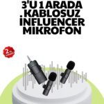 Çok Yönlü Mikrofon - Net Ses Uzun Pil