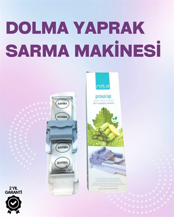 Yaprak Sarma Makinesi – Üzüm, Lahana ve Pazı İçin Otomatik Sarım Kolaylığı. 1 Yaprak Sarma Makinesi – Üzüm, Lahana ve Pazı İçin Otomatik Sarım Kolaylığı.