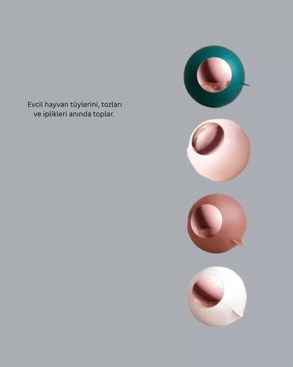 Evcil Hayvan Tüyü ve Tiftik Temizleyici Top – Giysi ve Mobilya İçin 3 Evcil Hayvan Tüyü ve Tiftik Temizleyici Top – Giysi ve Mobilya İçin - Görsel 3