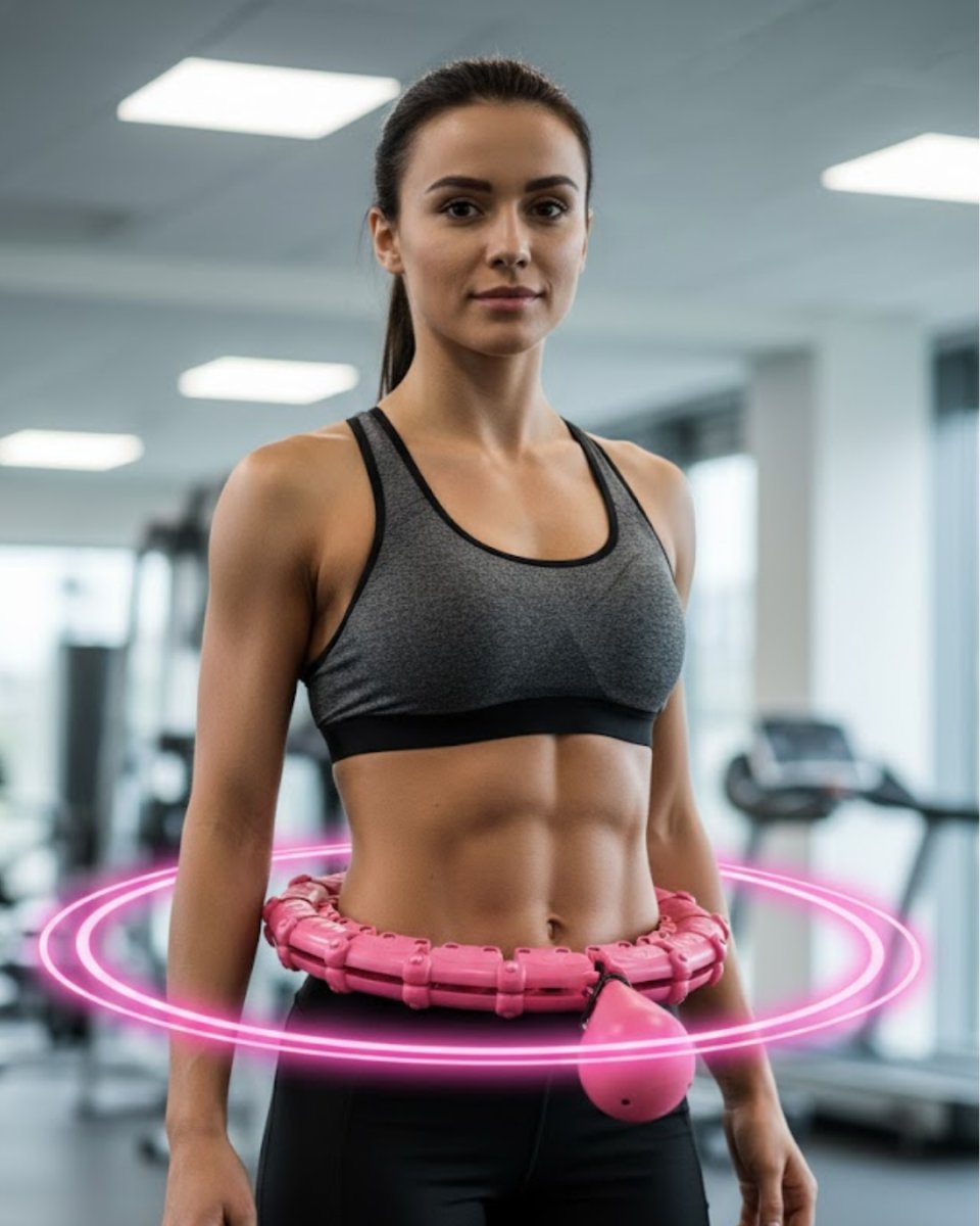Masajlı Akıllı Hula Hoop Ayarlanabilir Fitness Çemberi 1 Masajlı Akıllı Hula Hoop Ayarlanabilir Fitness Çemberi
