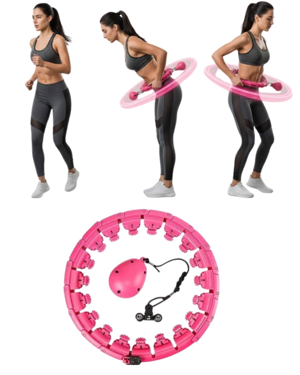 Masajlı Akıllı Hula Hoop Ayarlanabilir Fitness Çemberi 4 Masajlı Akıllı Hula Hoop Ayarlanabilir Fitness Çemberi - Görsel 4