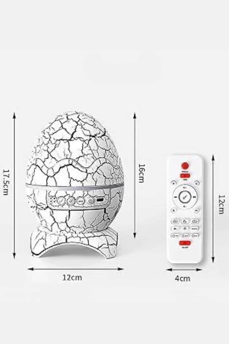 Gece Lambası Yumurta Işık Speaker Yeni Nesil Dinozor Yumurtası Görünümlü 3 Gece Lambası Yumurta Işık Speaker Yeni Nesil Dinozor Yumurtası Görünümlü - Görsel 3