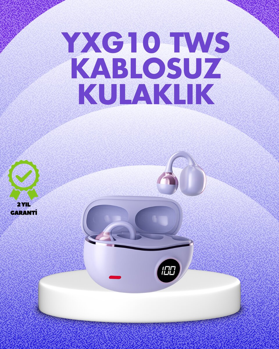 YXG10 Kablosuz Kulaklık – Bluetooth 5.4, Dokunmatik, LED Ekranlı Şarj Kutusu 1 YXG10 Kablosuz Kulaklık – Bluetooth 5.4, Dokunmatik, LED Ekranlı Şarj Kutusu
