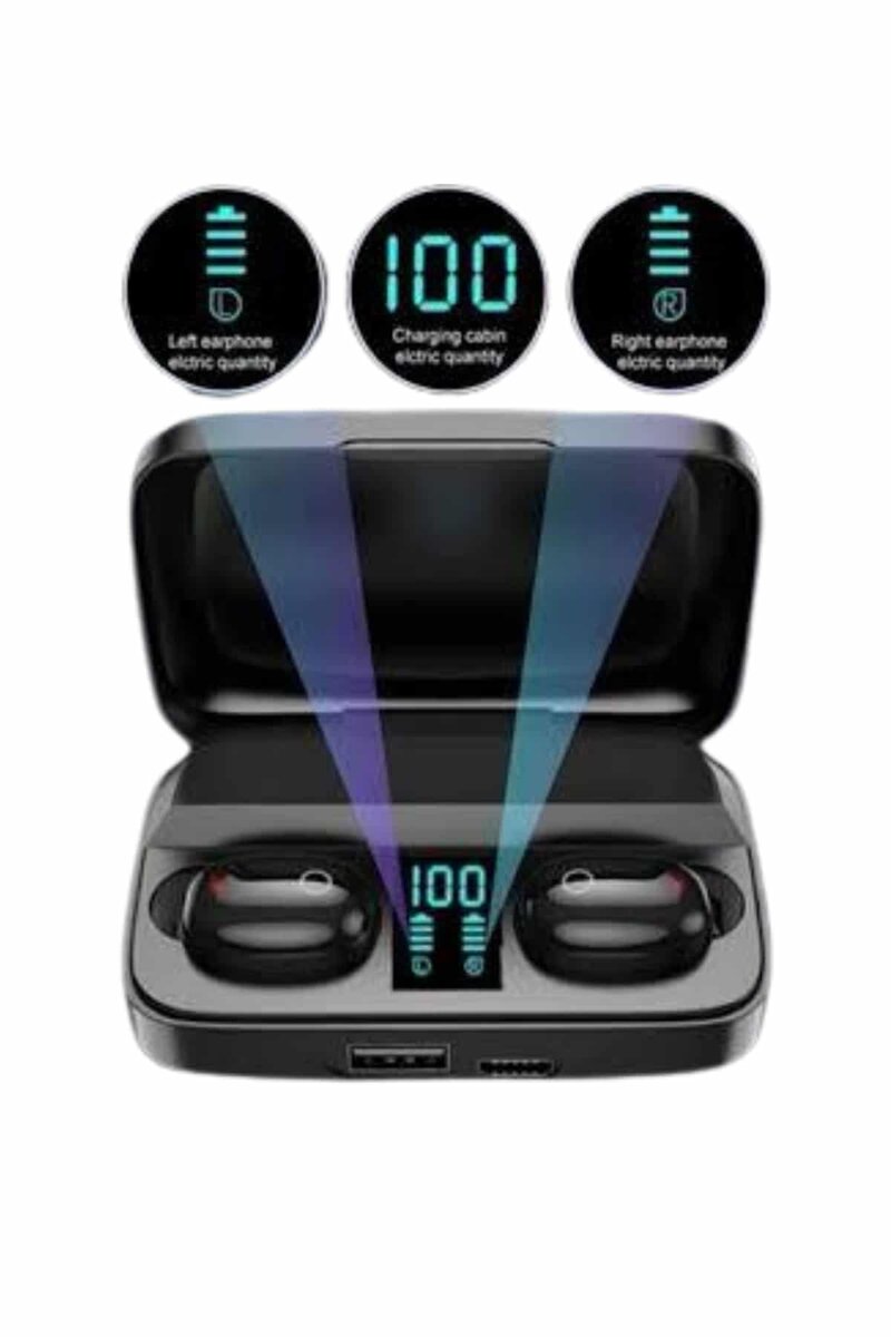 Kablosuz Dijital Göstergeli Çağrı Cevaplayabilen TWS 5.0 Bluetooth Kulaklık 4 Kablosuz Dijital Göstergeli Çağrı Cevaplayabilen TWS 5.0 Bluetooth Kulaklık - Görsel 4