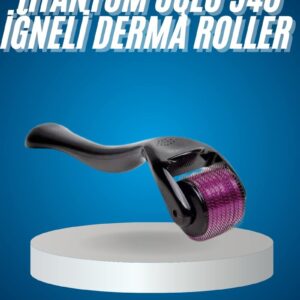 Haydiburaya 92 Titanyum Uçlu Derma Roller 540 İğneli 1 mm Gözenek Azaltıcı Akne İzlerine Uygun