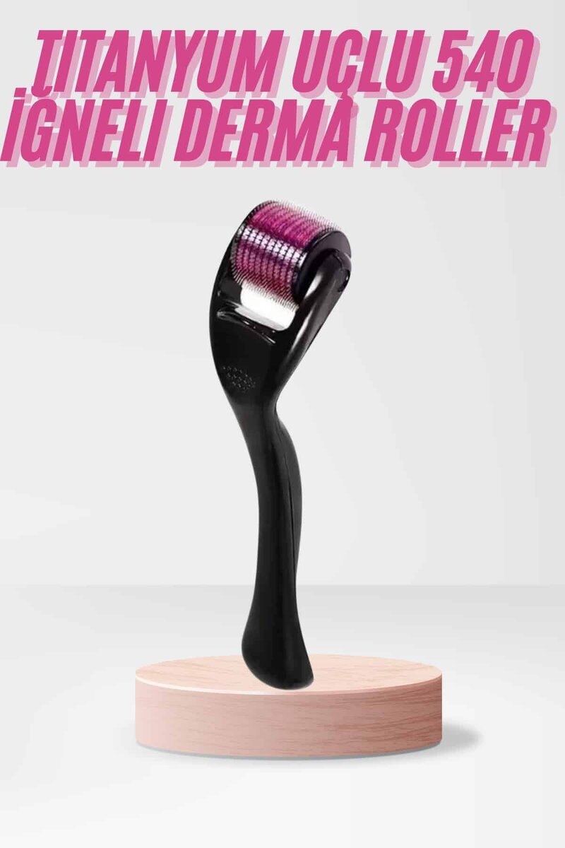 540 Iğneli Derma Roller 1Mm Titanyum Uçlu Saç Kaş Serum Kullanımına Uygun 1 540 Iğneli Derma Roller 1Mm Titanyum Uçlu Saç Kaş Serum Kullanımına Uygun