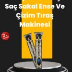0.1 mm Hassas Kesim Tıraş Makinesi Şarjlı Metal Gövde