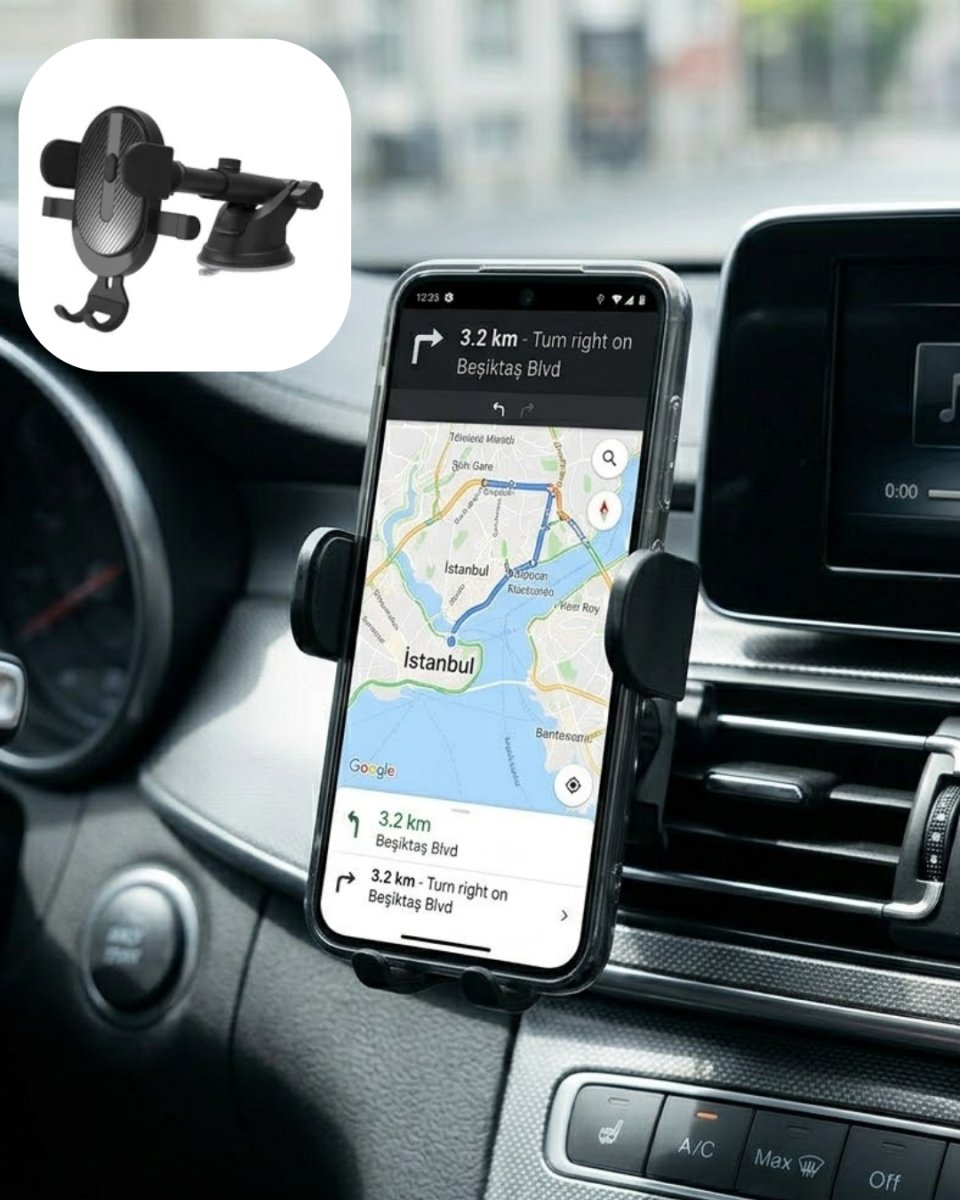 Araç Konsol Telefon Tutucu Ayarlanabilir Telefon Standı 1 Araç Konsol Telefon Tutucu Ayarlanabilir Telefon Standı