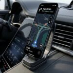 Araç Konsol Telefon Tutucu 360° Döner Katlanabilir Stand
