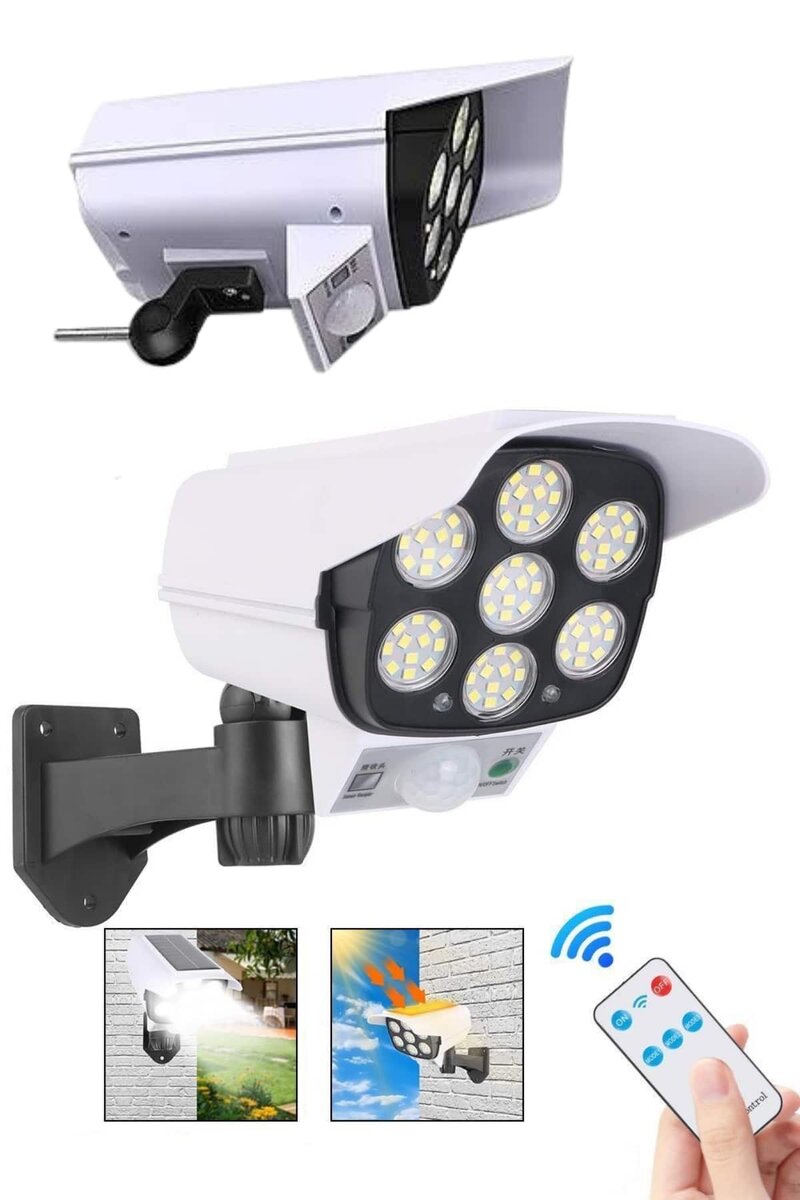 LED Lamba-Güneş Paneli Destekli Uzaktan Kumandalı Solar LED Lamba 4 LED Lamba-Güneş Paneli Destekli Uzaktan Kumandalı Solar LED Lamba - Görsel 4