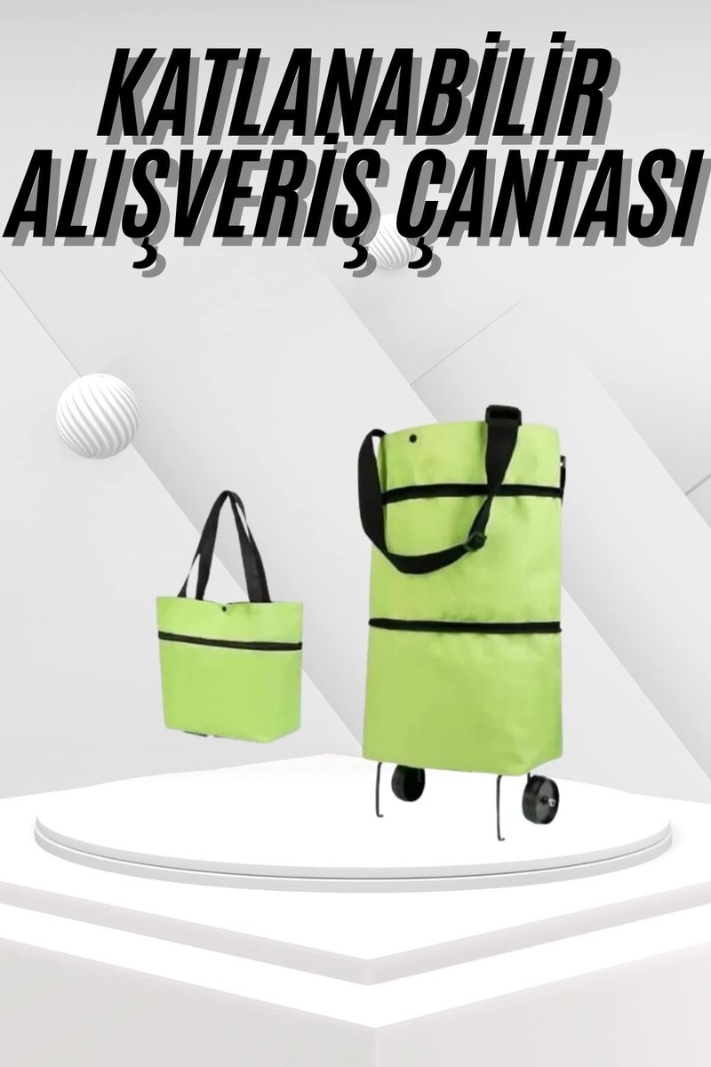Katlanabilir Tekerlekli Pazar Market Çarşı Arabası Market Alışveriş Çantası 1 Katlanabilir Tekerlekli Pazar Market Çarşı Arabası Market Alışveriş Çantası