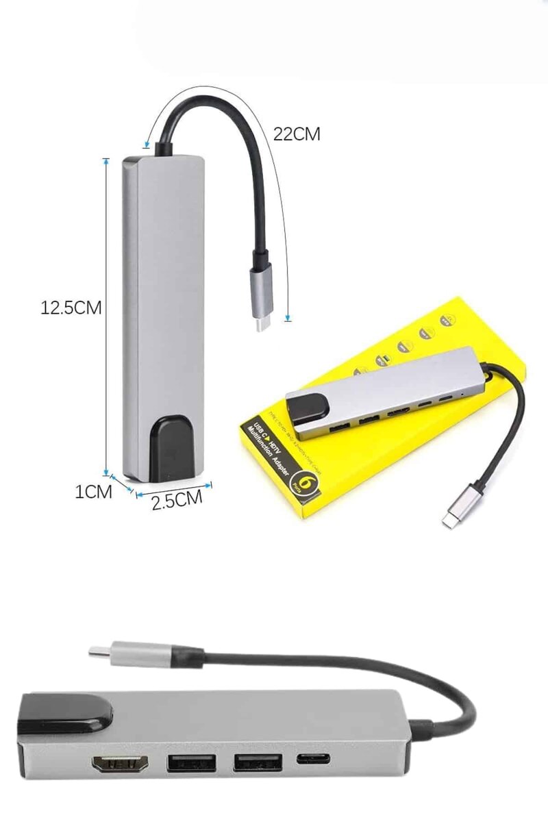 Usb Type-c Hub Dönüştürücü Çevirici Çoklayıcı Macbook Çevirici 8 Portlu 4 Usb Type-c Hub Dönüştürücü Çevirici Çoklayıcı Macbook Çevirici 8 Portlu - Görsel 4