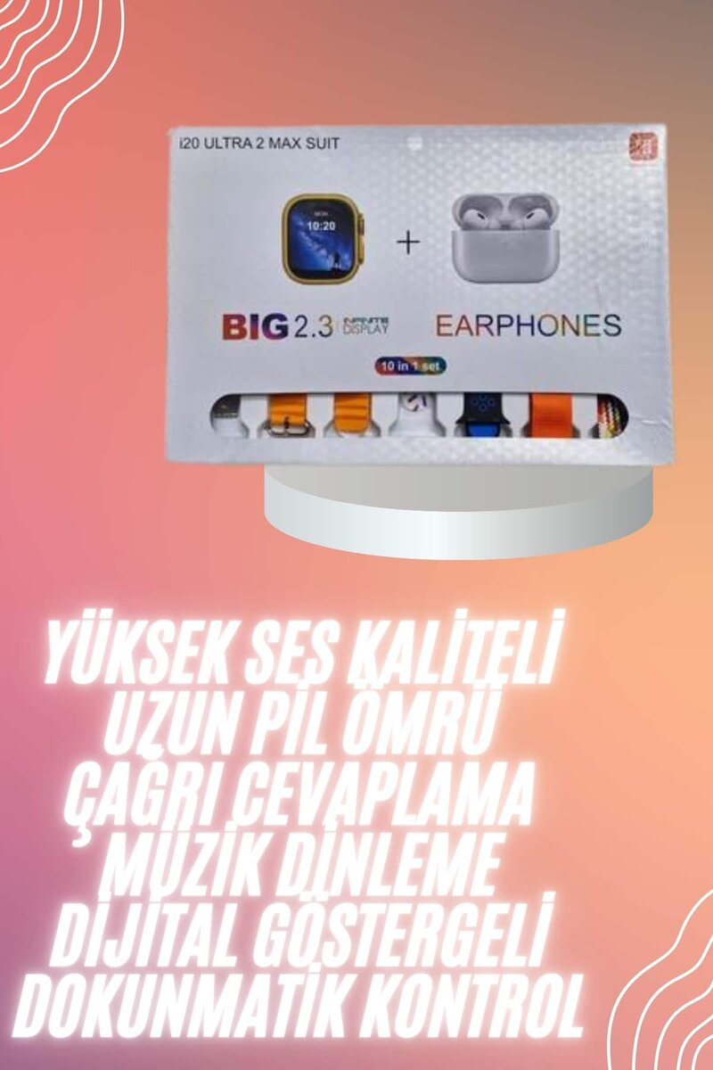 Yeni Nesil 7 Kordonlu Arama Bildirim Özellikli Kulaklık Hediyeli Akıllı Saat 2 Yeni Nesil 7 Kordonlu Arama Bildirim Özellikli Kulaklık Hediyeli Akıllı Saat - Görsel 2