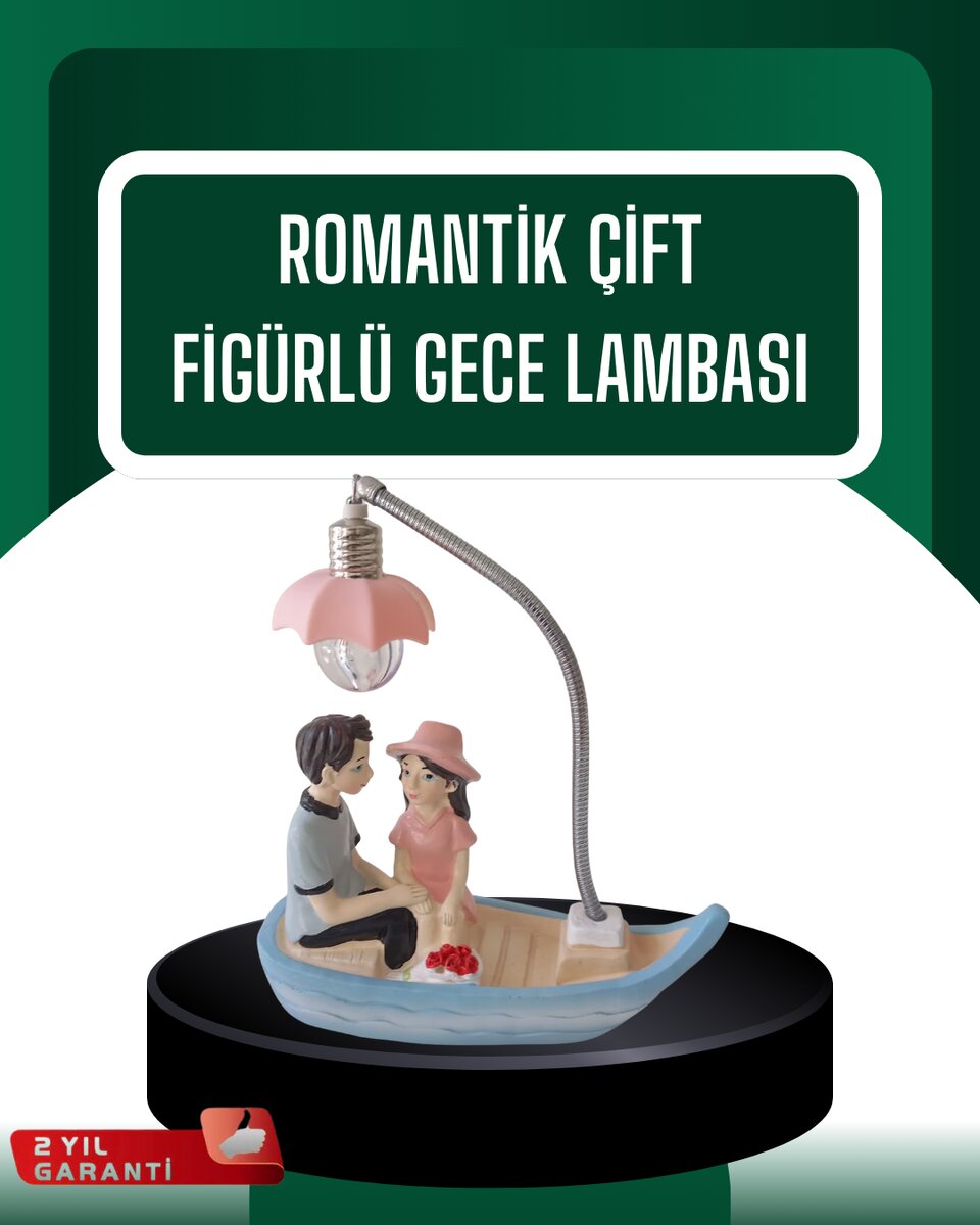 El Ele Tutuşan Çift Figürlü Dekoratif Gece Lambası Romantik Tasarım 1 El Ele Tutuşan Çift Figürlü Dekoratif Gece Lambası Romantik Tasarım