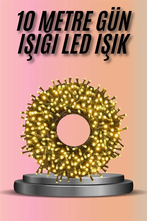 Dekoratif Aydınlatma Ampüllü 10 Metre Gün Işığı Şerit Led 2 Dekoratif Aydınlatma Ampüllü 10 Metre Gün Işığı Şerit Led - Görsel 2