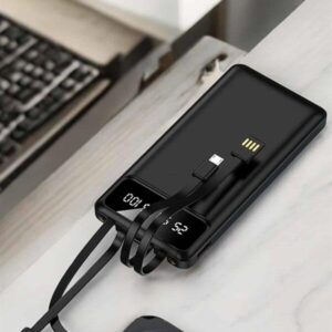 Powerbank 20.000 Mah LCD Ekran USB Lightning Type-C Uyumlu İOS ve Android