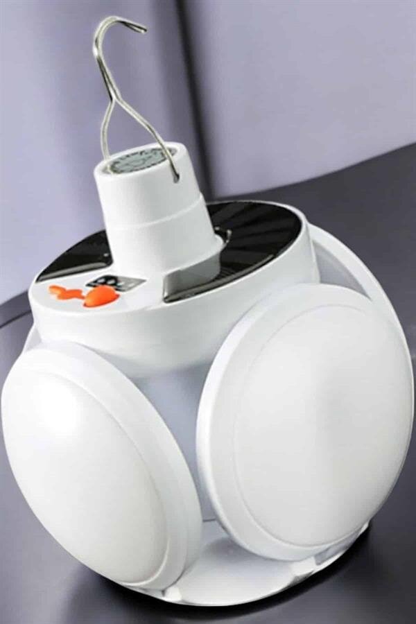 Güneş Enerjili Solar Aydınlatma Kamp Çadır Lambası Şarjlı Ampül Led Şarjlı El Feneri Işıldak 4 Güneş Enerjili Solar Aydınlatma Kamp Çadır Lambası Şarjlı Ampül Led Şarjlı El Feneri Işıldak - Görsel 4
