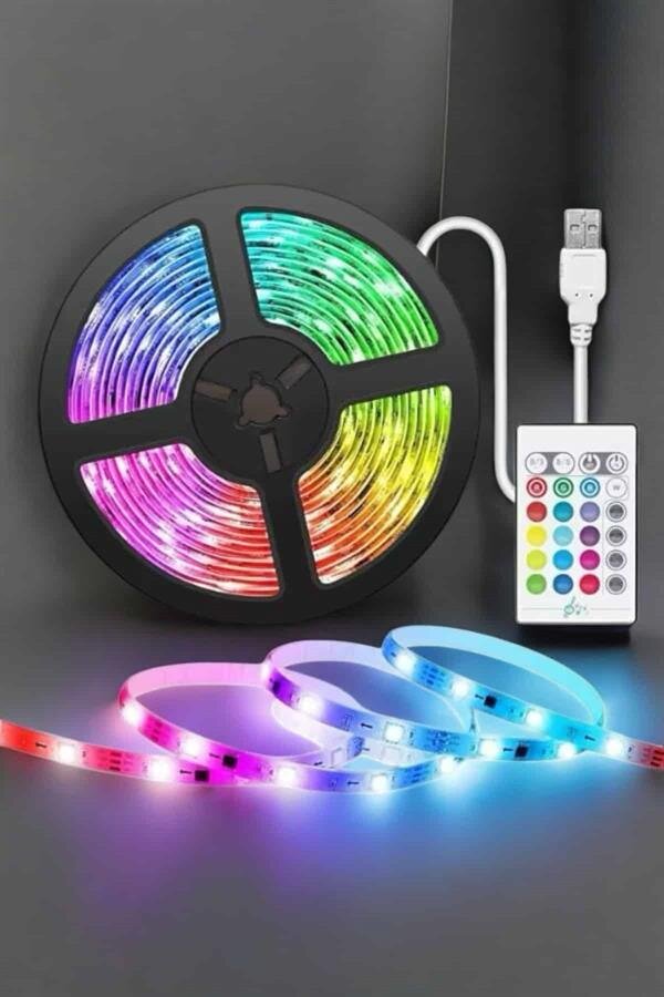 5M RGB Işıklı Her Ortama Uygun Led Işık 1 5M RGB Işıklı Her Ortama Uygun Led Işık