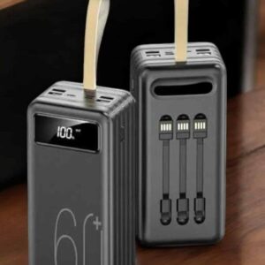 Haydiburaya 12 Powerbank 60.000 MAH 4 Portlu Uzun Şarj Süreli Dijital Göstergeli